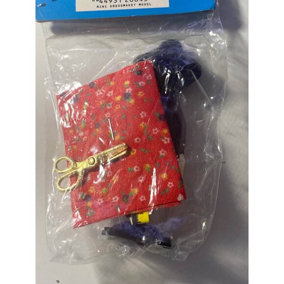 Knitting Sewing Dress Form Scissors Paint Brush VTG Doll House Miniatures Art - Picture 8 of 10